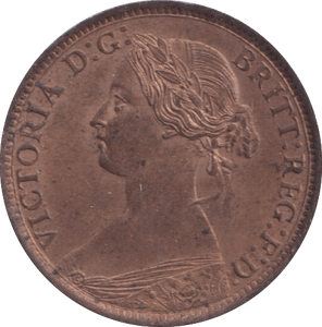 1860 FARTHING ( BU ) - Farthing - Cambridgeshire Coins