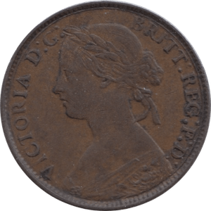 1860 FARTHING ( EF ) 1 - Farthing - Cambridgeshire Coins