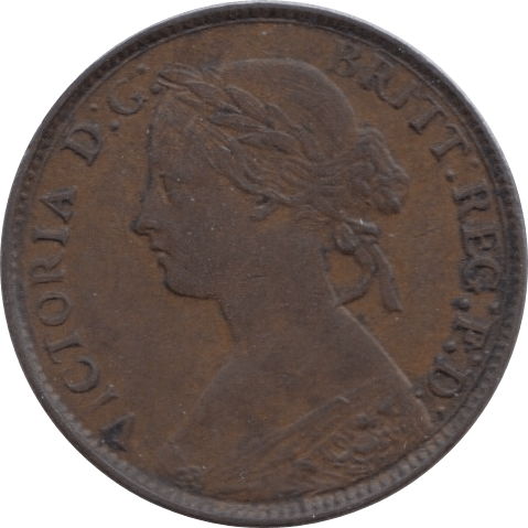 1860 FARTHING ( EF ) 1 - Farthing - Cambridgeshire Coins