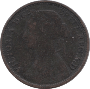 1860 FARTHING ( FINE ) - Farthing - Cambridgeshire Coins