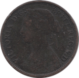 1860 FARTHING ( FINE ) - Farthing - Cambridgeshire Coins