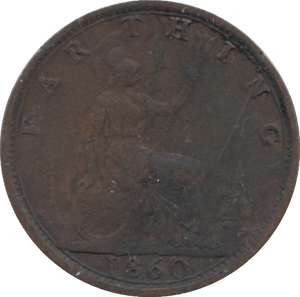 1860 FARTHING ( GF ) 5 - Farthing - Cambridgeshire Coins