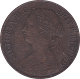 1860 FARTHING ( GVF ) - Farthing - Cambridgeshire Coins