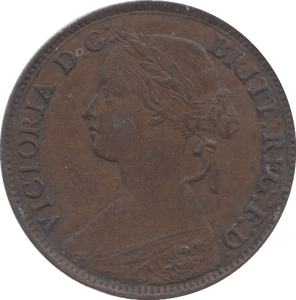 1860 FARTHING ( VF ) 18 - Farthing - Cambridgeshire Coins