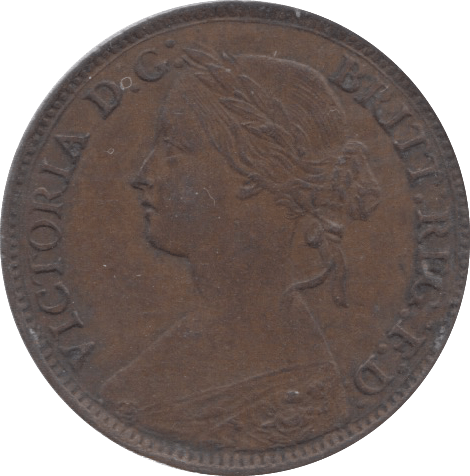 1860 FARTHING ( VF ) 18 - Farthing - Cambridgeshire Coins