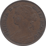 1860 FARTHING ( VF ) 18 - Farthing - Cambridgeshire Coins