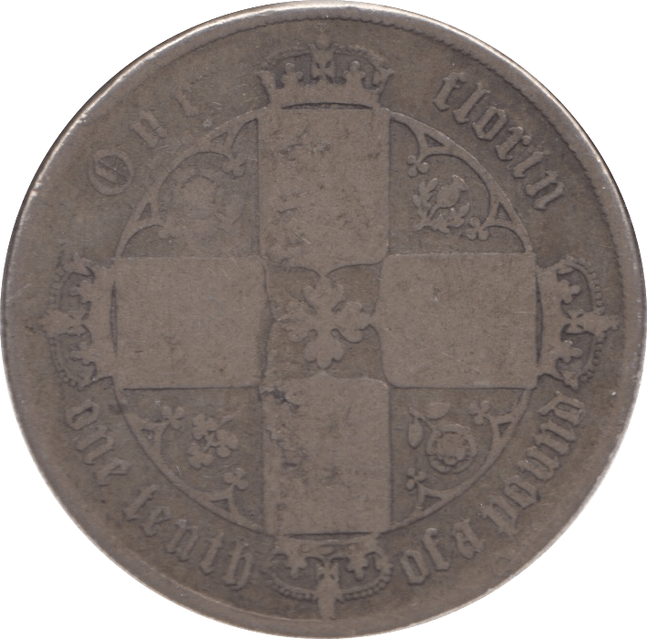 1860 FLORIN ( FAIR ) - Florin - Cambridgeshire Coins
