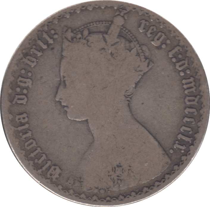 1860 FLORIN ( FAIR ) - Florin - Cambridgeshire Coins