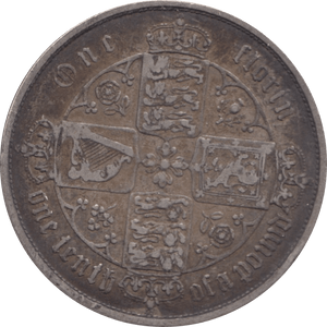 1860 FLORIN ( GF ) 1 - Florin - Cambridgeshire Coins