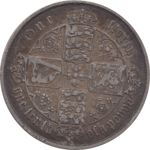 1860 FLORIN ( GF ) 1 - Florin - Cambridgeshire Coins