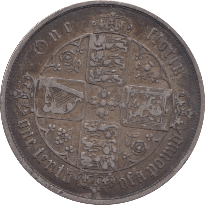 1860 FLORIN ( GF ) 1 - Florin - Cambridgeshire Coins