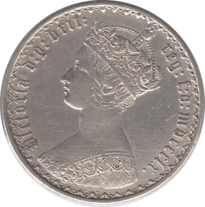 1860 FLORIN ( GVF ) - FLORIN - Cambridgeshire Coins