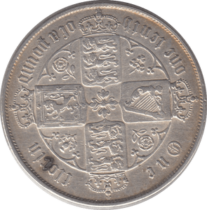 1860 FLORIN ( GVF ) - FLORIN - Cambridgeshire Coins
