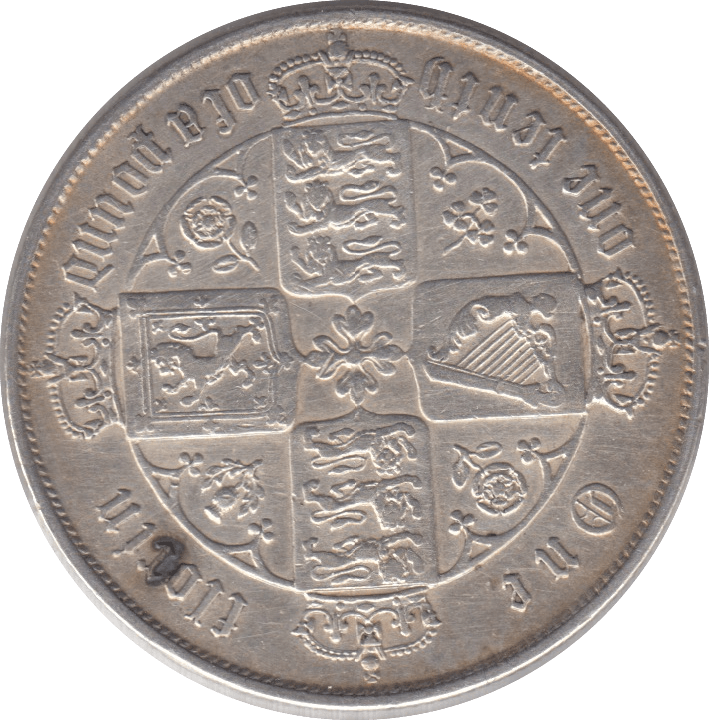 1860 FLORIN ( GVF ) - FLORIN - Cambridgeshire Coins