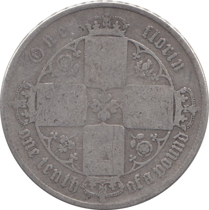 1860 FLORIN ( NF ) - Florin - Cambridgeshire Coins