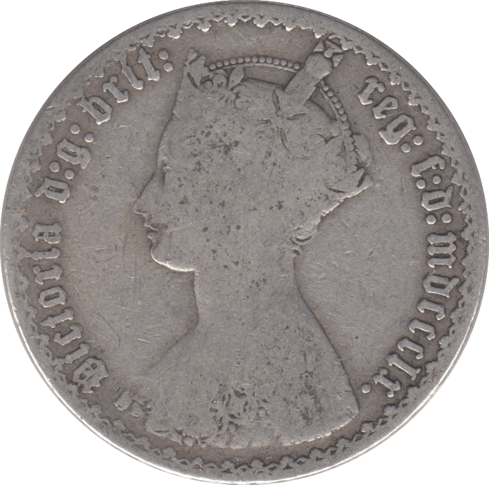 1860 FLORIN ( NF ) - Florin - Cambridgeshire Coins