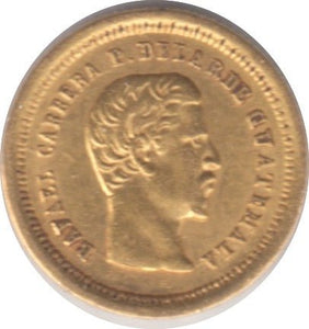1860 GOLD 4 REALES GUATEMALA - Gold World Coins - Cambridgeshire Coins