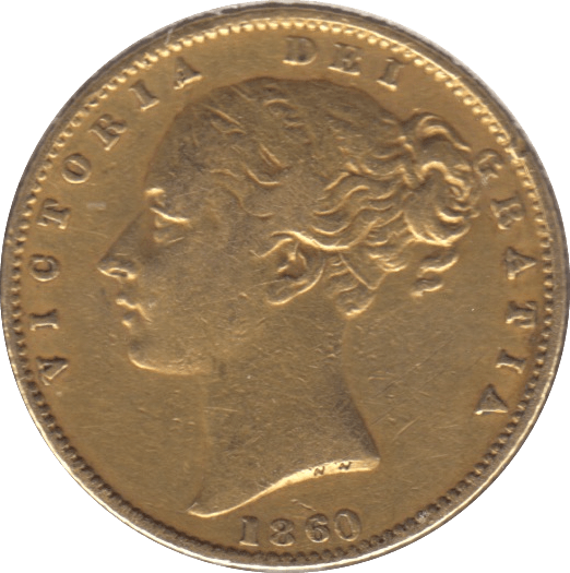 1860 GOLD SOVEREIGN ( GF ) - Sovereign - Cambridgeshire Coins
