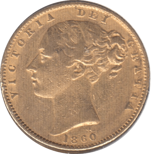 1860 GOLD SOVEREIGN ( GVF ) - Sovereign - Cambridgeshire Coins