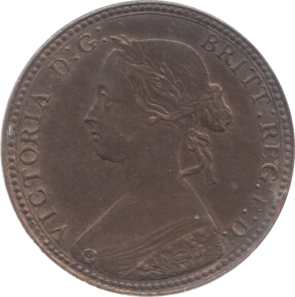 1860 HALFPENNY ( EF ) 2 - Halfpenny - Cambridgeshire Coins