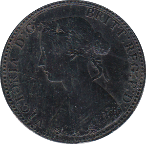 1860 HALFPENNY ( EF ) B - Halfpenny - Cambridgeshire Coins
