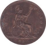 1860 HALFPENNY ( EF ) C - Halfpenny - Cambridgeshire Coins