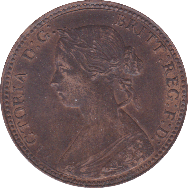 1860 HALFPENNY ( EF ) C - Halfpenny - Cambridgeshire Coins
