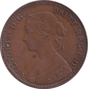 1860 HALFPENNY ( EF ) - Halfpenny - Cambridgeshire Coins