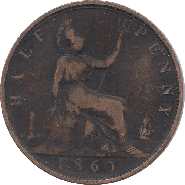 1860 HALFPENNY ( FAIR ) - Halfpenny - Cambridgeshire Coins