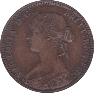 1860 HALFPENNY ( GVF ) - Halfpenny - Cambridgeshire Coins