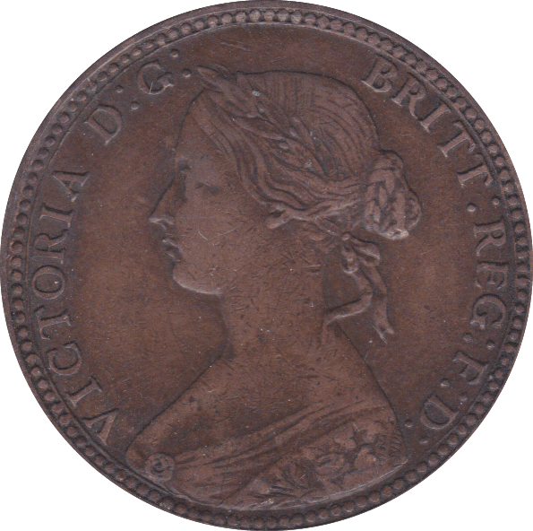 1860 HALFPENNY ( GVF ) - Halfpenny - Cambridgeshire Coins