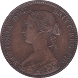 1860 HALFPENNY ( GVF ) - Halfpenny - Cambridgeshire Coins