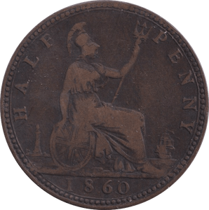 1860 HALFPENNY ( NF ) - Halfpenny - Cambridgeshire Coins