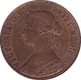 1860 HALFPENNY ( UNC ) - Halfpenny - Cambridgeshire Coins