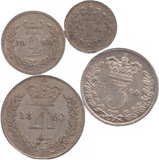 1860 MAUNDY SET VICTORIA - Maundy Set - Cambridgeshire Coins