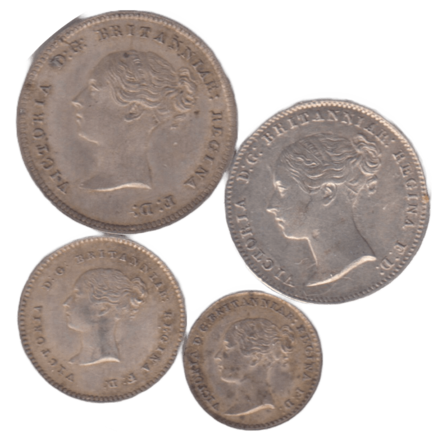 1860 MAUNDY SET VICTORIA - Maundy Set - Cambridgeshire Coins