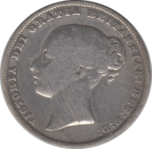 1860 ONE SHILLING ( NF ) 2 - Shilling - Cambridgeshire Coins