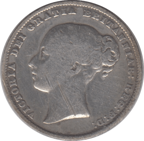 1860 ONE SHILLING ( NF ) 2 - Shilling - Cambridgeshire Coins
