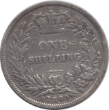1860 ONE SHILLING ( NF ) 2 - Shilling - Cambridgeshire Coins