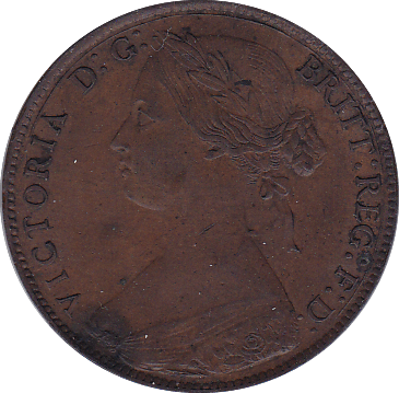 1860 PENNY ( EF ) - Penny - Cambridgeshire Coins