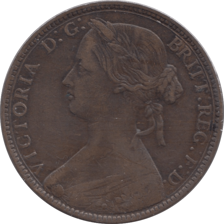 1860 PENNY ( FINE ) TOOTHED - Penny - Cambridgeshire Coins
