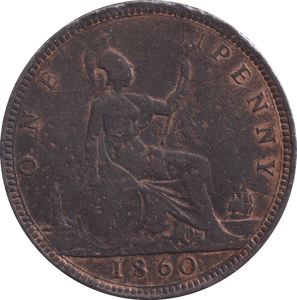 1860 PENNY ( GF ) - PENNY - Cambridgeshire Coins
