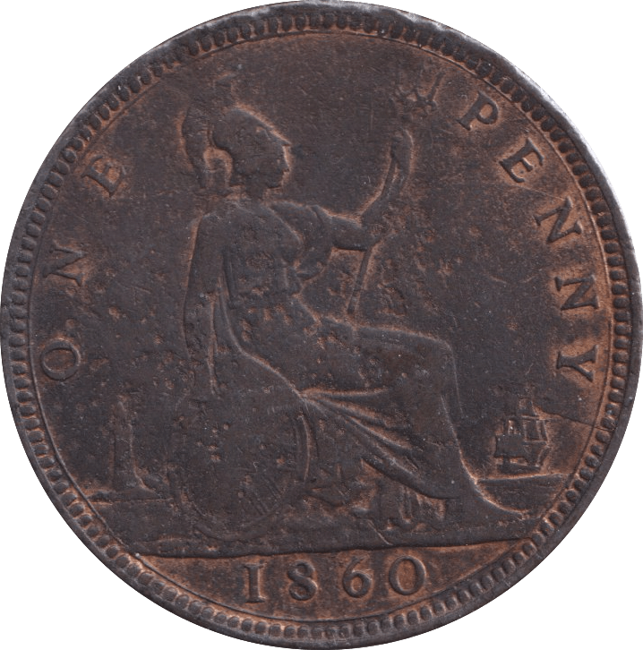 1860 PENNY ( GF ) - PENNY - Cambridgeshire Coins