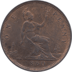 1860 PENNY ( UNC ) - Penny - Cambridgeshire Coins