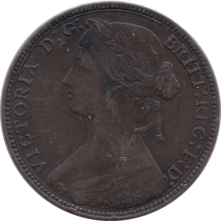 1860 PENNY ( VF ) - Penny - Cambridgeshire Coins