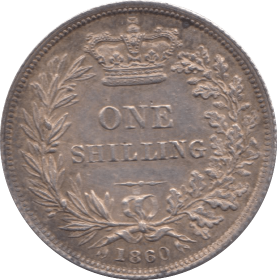 1860 SHILLING ( AUNC ) - Shilling - Cambridgeshire Coins