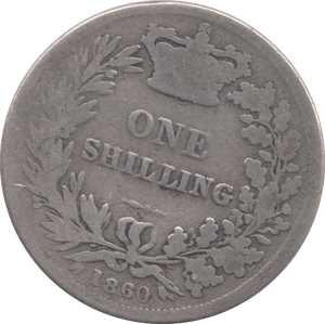 1860 SHILLING ( FAIR ) 5 - SHILLING - Cambridgeshire Coins