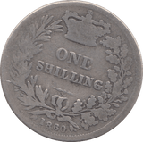 1860 SHILLING ( FAIR ) 5 - SHILLING - Cambridgeshire Coins