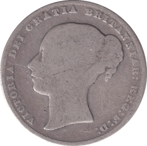 1860 SHILLING ( FAIR ) - Shilling - Cambridgeshire Coins