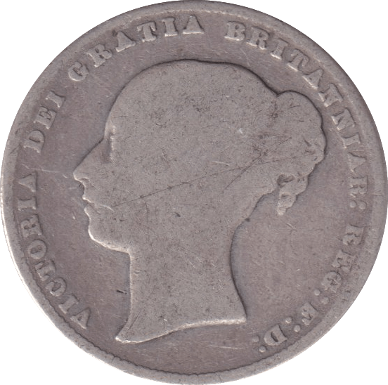 1860 SHILLING ( FAIR ) - Shilling - Cambridgeshire Coins
